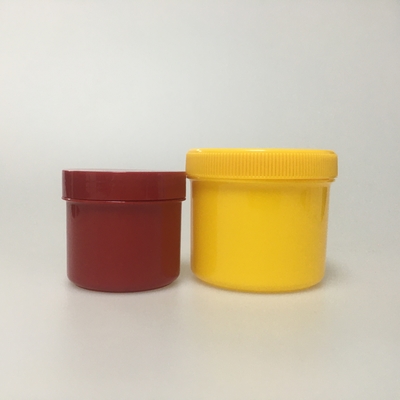 Durchsichtige Plastikflaschen und -deckel für die Lagerung und Verpackung von Lebensmitteln