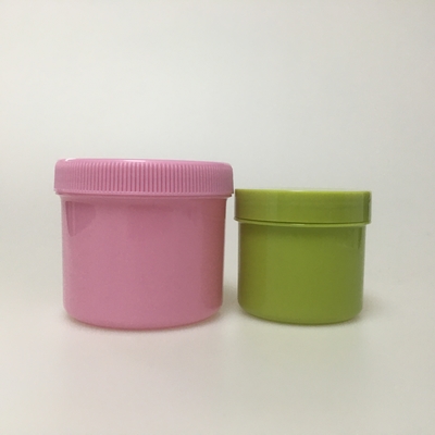 Durchsichtige Plastikflaschen und -deckel für die Lagerung und Verpackung von Lebensmitteln