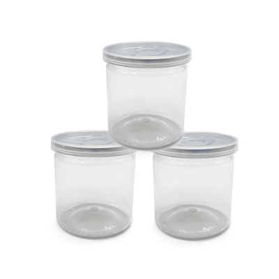 8oz anpassbare transparente Plastikflaschen für Lagerung und Verpackung