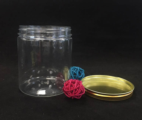 Durchsichtige Runde Boden Plastikgefäße mit druckempfindlichen Deckeln (3oz-8oz)