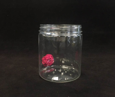 Durchsichtige Runde Boden Plastikgefäße mit druckempfindlichen Deckeln (3oz-8oz)