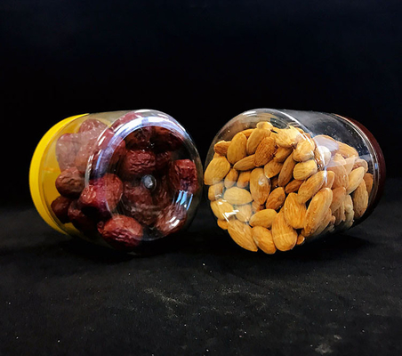 Durchsichtige Runde Boden Plastikgefäße mit druckempfindlichen Deckeln (3oz-8oz)