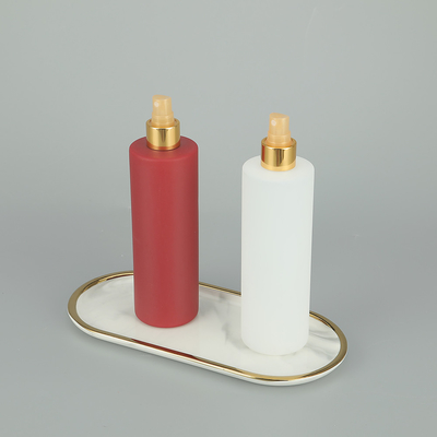 Pink/Anpassbar 47mm Runde Schraubkappe Seidenfilter Druck PET-Pumpenflasche für Kosmetik