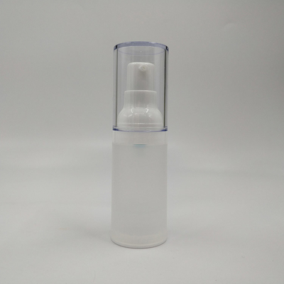 Rosa, klare Plastik-PET-Flasche mit Seidenfilter und 24mm-Kaliber.