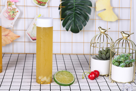 Doppelmauerte undichte Einweg-Plastik-Quadrat-Milch-Tee-Flasche
