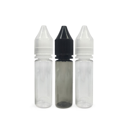 18mm-Schraubkappe Kindersichere Flaschen aus Kunststoff für E-Liquid