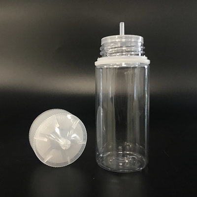 100 ml Schraubverschluss Kinderdichte PET-Flasche für E-Flüssigkeit Verpackung mit Bildschirmdruck