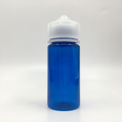 100 ml klare PET-Plastikflaschen mit Metallschraubkappen für E-Liquid