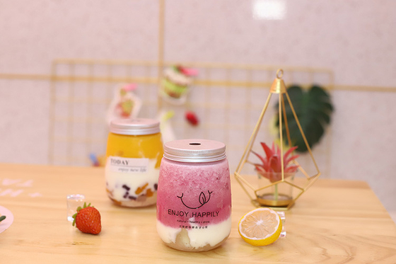 Lecksicher farbenfrohe Kunststoffgriffe Milch-Tee-Saftflaschen