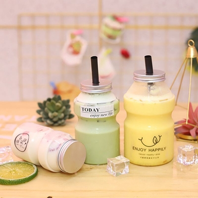 Quadratisch isolierte Milchtee-Töpfe mit Griff