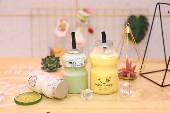 Quadratisch isolierte Milchtee-Töpfe mit Griff