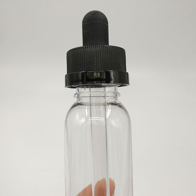 Glatte Oberfläche Custom Logo Schwarze Glas-Tropffflaschen für Flüssigkeitsverpackungen