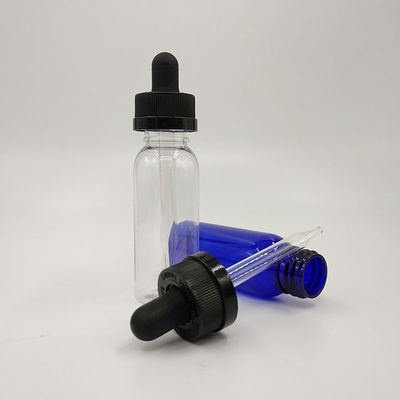 120 ml transparente Glasflüssigkeitstropffflaschen mit Schraubkappe