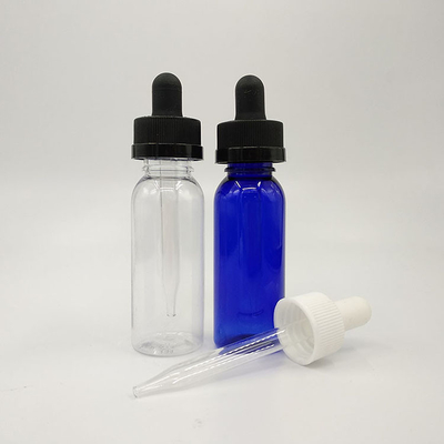 120 ml transparente Glasflüssigkeitstropffflaschen mit Schraubkappe