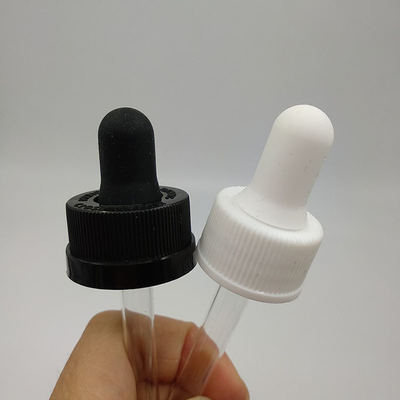 120 ml transparente Glasflüssigkeitstropffflaschen mit Schraubkappe