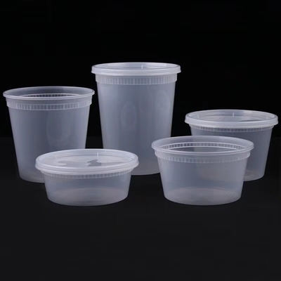 Anpassungsfähiges glattes Kunststoff-Kosmetikglas Transparent