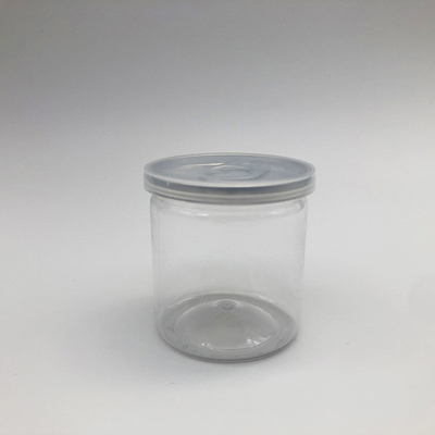 Durchsichtige Plastikgefäße mit Aluminiumfolie-Dichtungen zur Lagerung