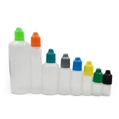 Kristallklare Glas-Tropffflasche mit schwarzer Farbe und individuellem Druck