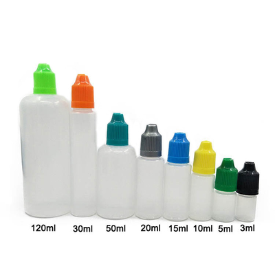 Kristallklare Glas-Tropffflasche mit schwarzer Farbe und individuellem Druck