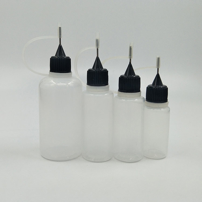 10 ml bis 120 ml transparente, schwarze Glastropffflaschen mit Schraubenkappe