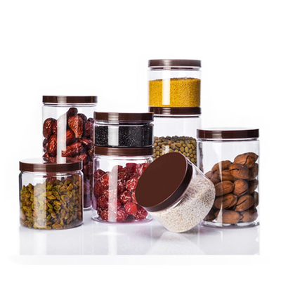 Plastik-Kosmetik-Glas mit individueller Druckdekoration