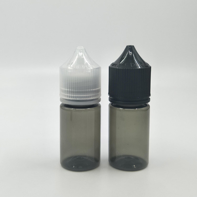 Kindersichere Rundflasche 30 ml E Flüssigflasche mit Schraubverschluss in kundenspezifischem Druck