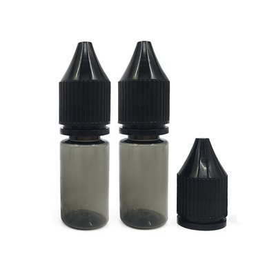 Persönlich angepasste Logo-gedruckte transparente PET-Plastikflaschen für E-Liquid