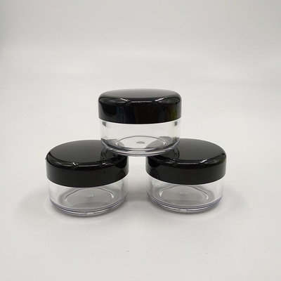 Glatte Oberfläche Kunststoff-Kosmetik-Glas 10ml 15ml 30ml 60ml 80ml 100ml 120ml 150ml mit Transparentem Design