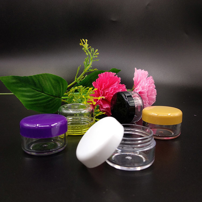 Glatte Oberfläche Kunststoff-Kosmetik-Glas 10ml 15ml 30ml 60ml 80ml 100ml 120ml 150ml mit Transparentem Design