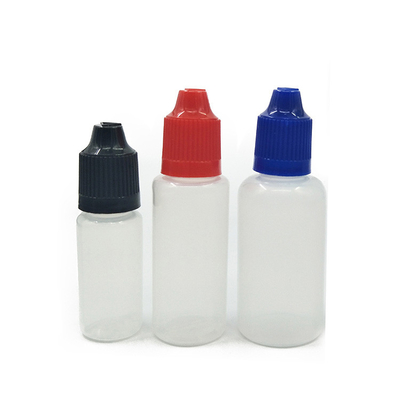 15 ml Kapazität angepasste E Flüssigkeitsflasche für rundes Design und Logo