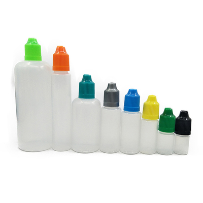 Transparente E-Flüssigkeitsflasche mit individuellem Logo und E-Flüssigkeitsverpackung