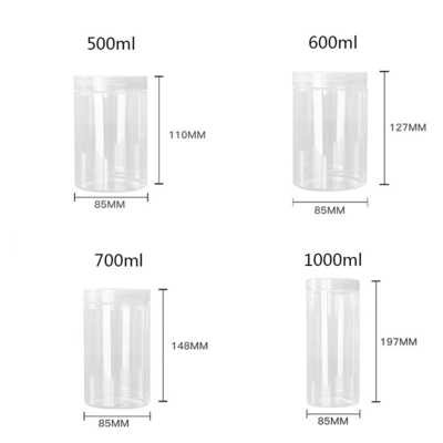 Maßgeschneiderter Schönheitsbehälter für verschiedene Kapazitäten 10ml 15ml 30ml 60ml 80ml 100ml 120ml 150ml