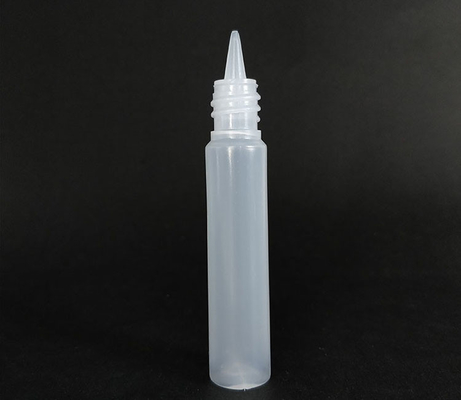 Durchsichtige, kundenspezifische, mit Logo versehene PET-Runde-Flasche aus Kunststoff