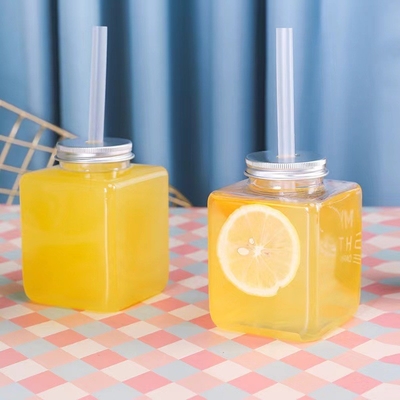 Saftverträglich Milch-Tee-Getränk Flasche undichtes Design anpassbare Farbe