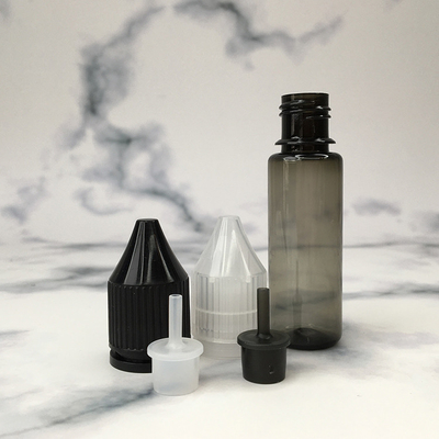 Durchsichtige E-Flasche mit individuellem Logo 10 ml 15 ml 30 ml 60 ml 80 ml 100 ml