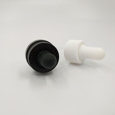 10 ml Kappen-Typ Tropffflaschen Transparent Schwarz Anpassen