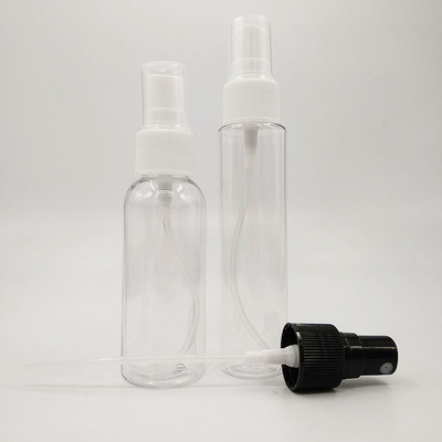 Transparente PET-Plastik-Sprühflasche für glatte Oberflächen Kapazität 10ml 15ml 30ml 50ml 60m 70ml 100ml 200ml 500ml