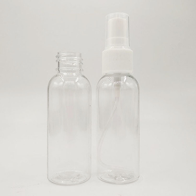 Transparente PET-Plastik-Sprühflasche für glatte Oberflächen Kapazität 10ml 15ml 30ml 50ml 60m 70ml 100ml 200ml 500ml
