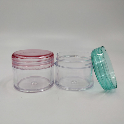 Glatte Oberfläche Kosmetik Plastikglas in Kapazität 10ml 15ml 30ml 60ml 80ml 100ml 120ml 150ml für die Kosmetik Sammlung