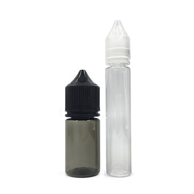 Durchsichtig gedruckte Glasflasche für E-Flüssigkeiten