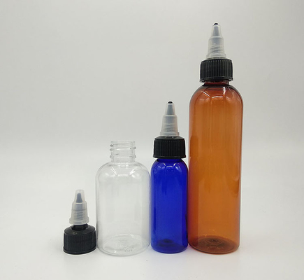 Vielseitige runde Flaschen für Flüssigkeit 10ml 15ml 30ml 60ml 80ml 100ml Kapazität