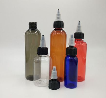 Vielseitige runde Flaschen für Flüssigkeit 10ml 15ml 30ml 60ml 80ml 100ml Kapazität