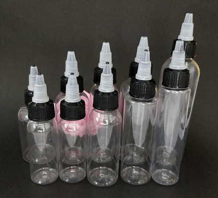 Vielseitige runde Flaschen für Flüssigkeit 10ml 15ml 30ml 60ml 80ml 100ml Kapazität
