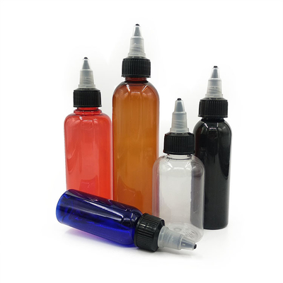 Vielseitige runde Flaschen für Flüssigkeit 10ml 15ml 30ml 60ml 80ml 100ml Kapazität