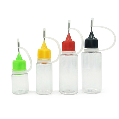 Benutzerdefiniertes Logo Kindersichere E Flüssigkeitsflasche 18mm Halsgröße für personalisierte Produkte