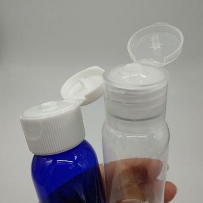 Custom PET Flasche mit Flip Cap Transparent und männliche Lotion bereit