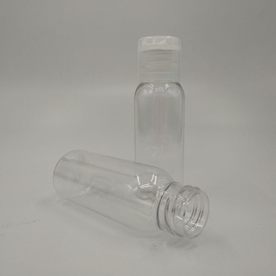 Custom PET Flasche mit Flip Cap Transparent und männliche Lotion bereit