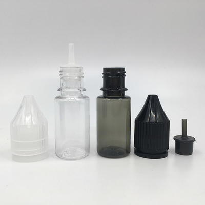 Droppelflasche mit transparenter Gestaltung und Bildschirmdruck