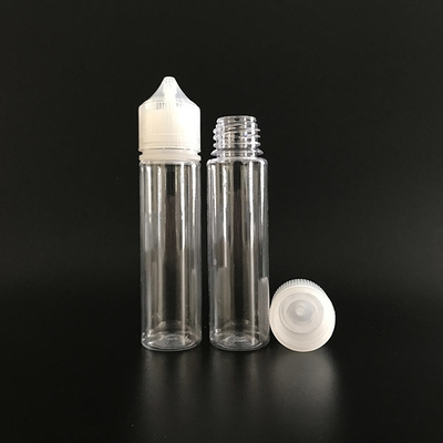 18mm Halsgröße Transparente Pressen Kosmetik-Tropffflasche mit individuellem Etikett