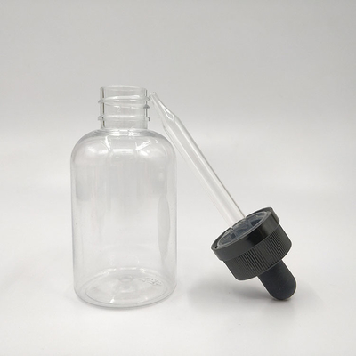 Anpassen von Plastik-Tropffflaschen 10ml 15ml 20ml 30ml 40ml 50ml 60ml 70ml 100ml 120ml Schraubverschluss Transparent